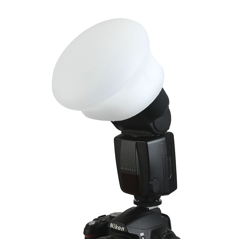 Pop Up Flash Diffuser - Magnetischer Silikon-Lichtdiffusor, Gummikugel, modulares Blitzzubehör für