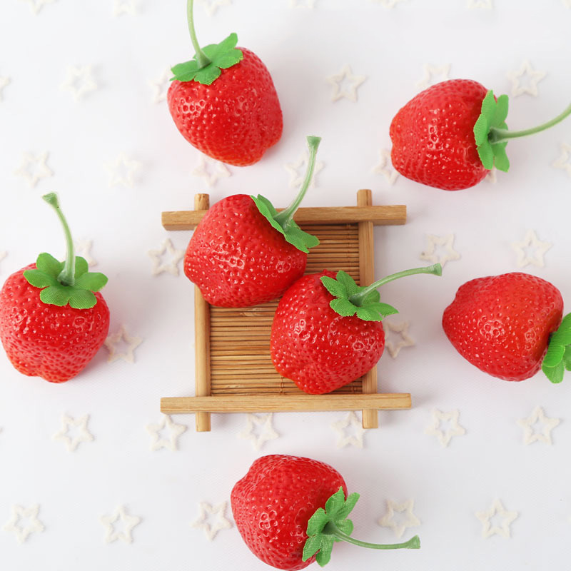 Photography Day - 10/20 Stück Künstliche Erdbeeren, Kunstfrüchte für