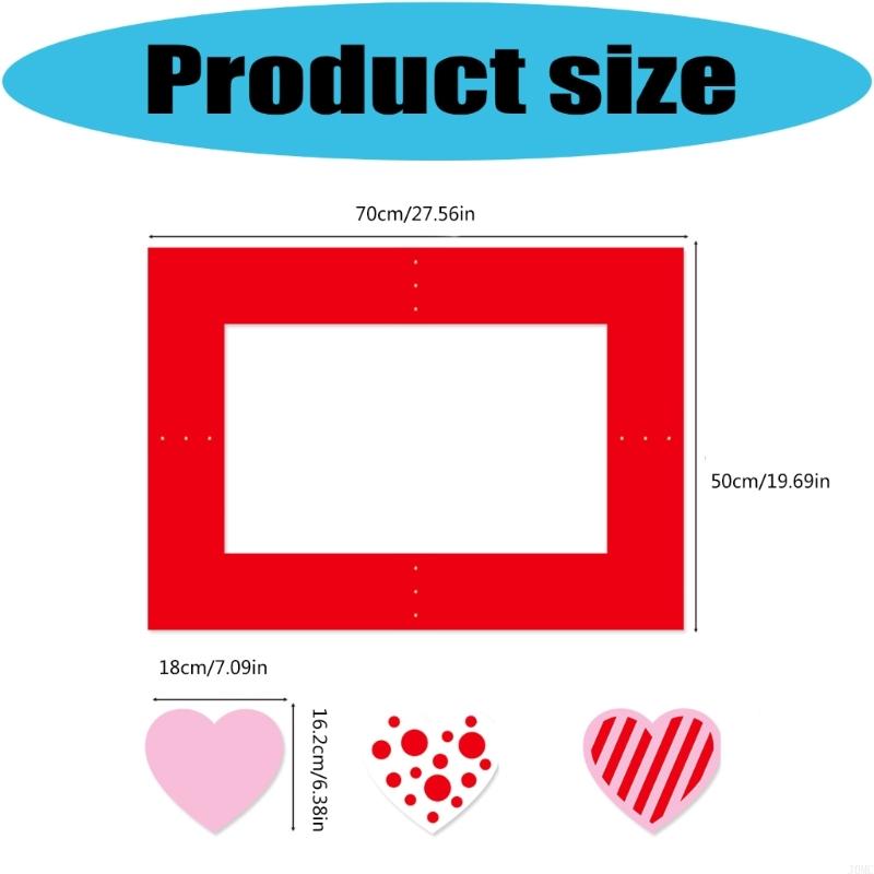 Photography Day - Handheld Papier Foto Requisiten Set Valentinstag