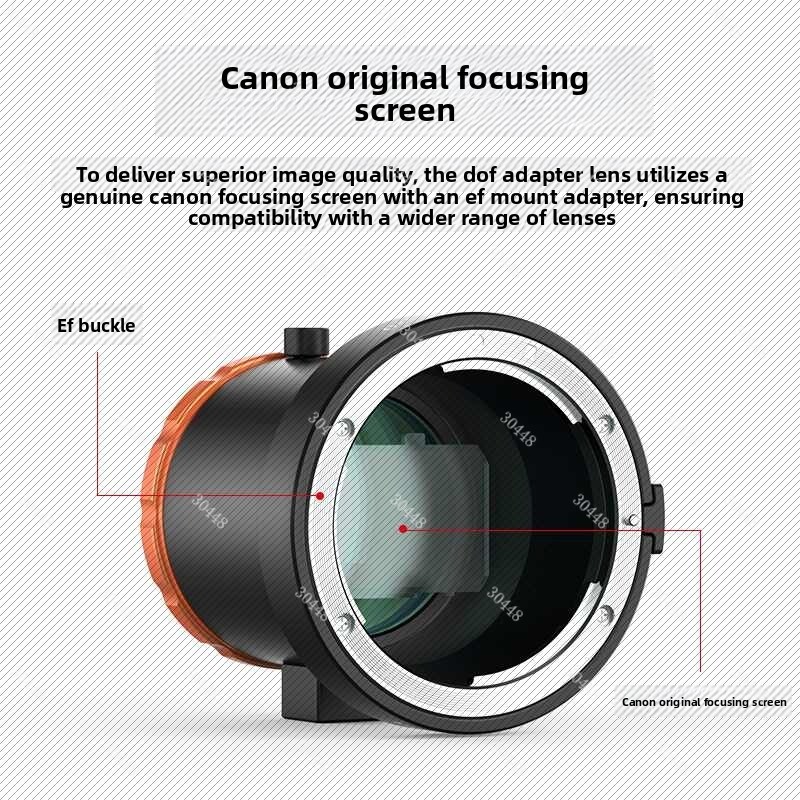 Photography Depth Of Field - DOF Professioneller Telefon-DSLR-Adapter für Canon EF