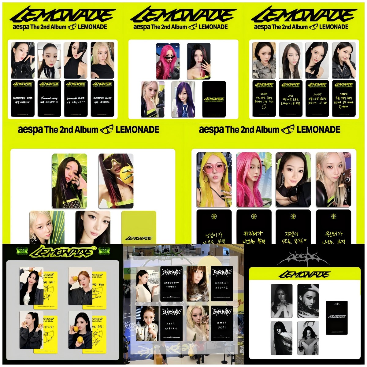 Photography News - 4 Stück Neue Beliebte KPOP-Gruppe AESPA