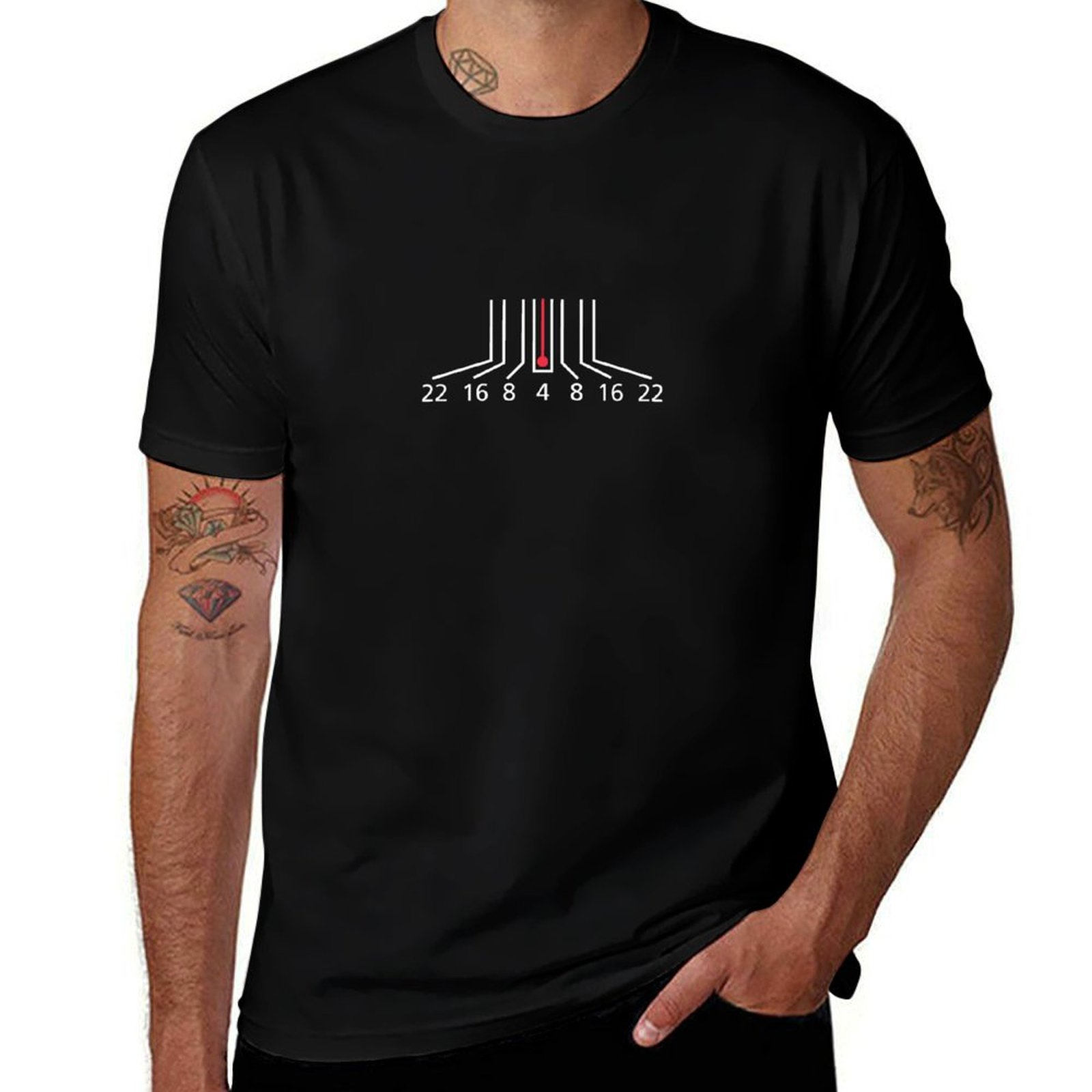 Photography Depth Of Field - Tiefenschärfen-Fotografie T-Shirt Einfaches Einfarbiges Rundhals-T-Shirt