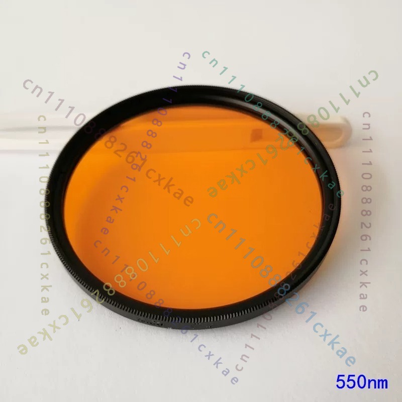 Photography Black And White - Orangefarbener optischer Glaslinsenfilter für Schwarz-Weiß-Filmkameras, Zubehör
