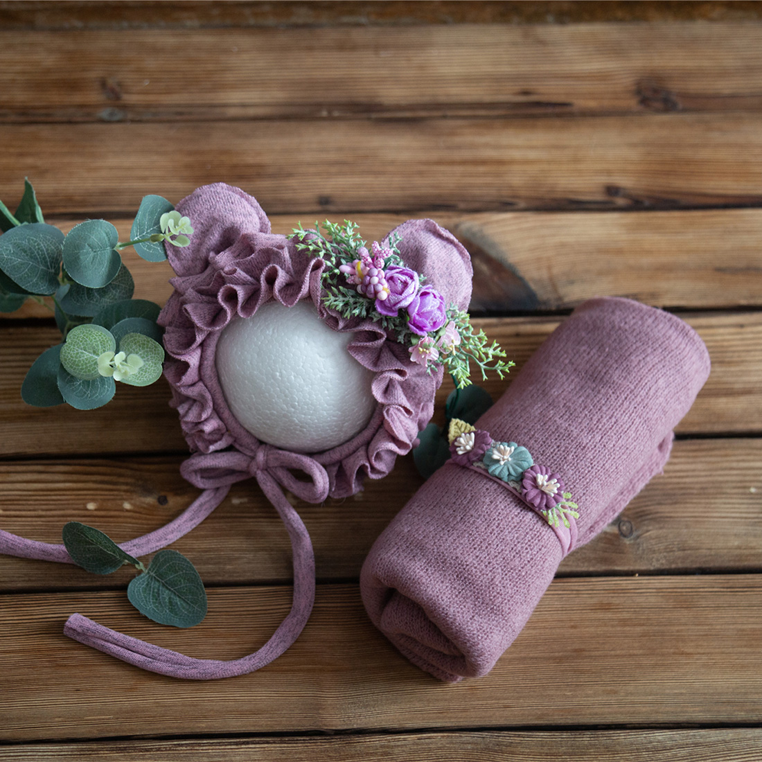 Photography Newborn - Neugeborenen Stretch Stricken Mohair Wrap Spitze