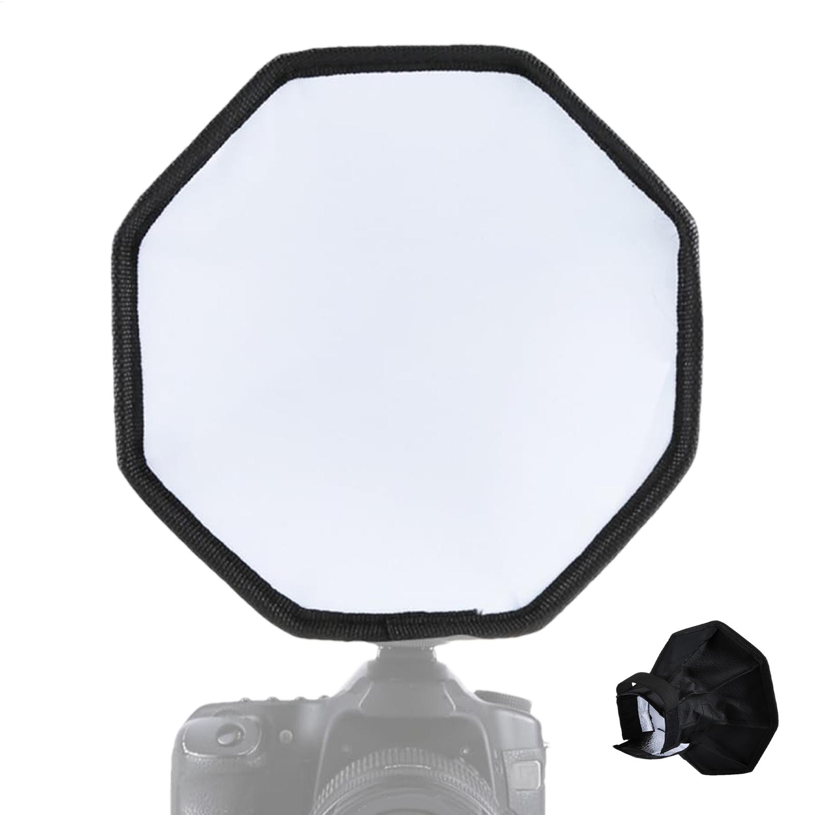Speedlite Flash External - 30 cm Taschenlampen-Diffusor, tragbar, universelle Blitz-Taschenlampe,