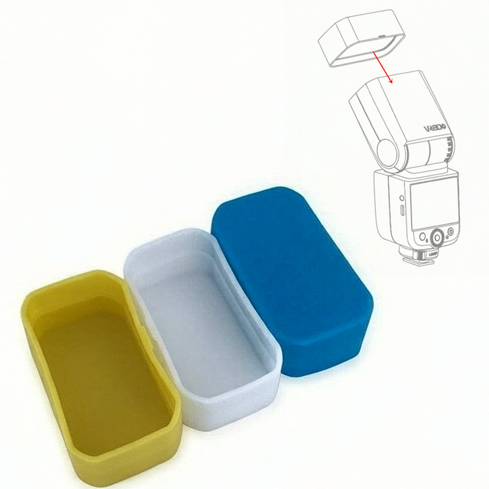 Pop Up Flash Diffuser - V480 Soft Dome Blitz-Diffusor Silikon-Bounce-Cap Lichtmodifikator