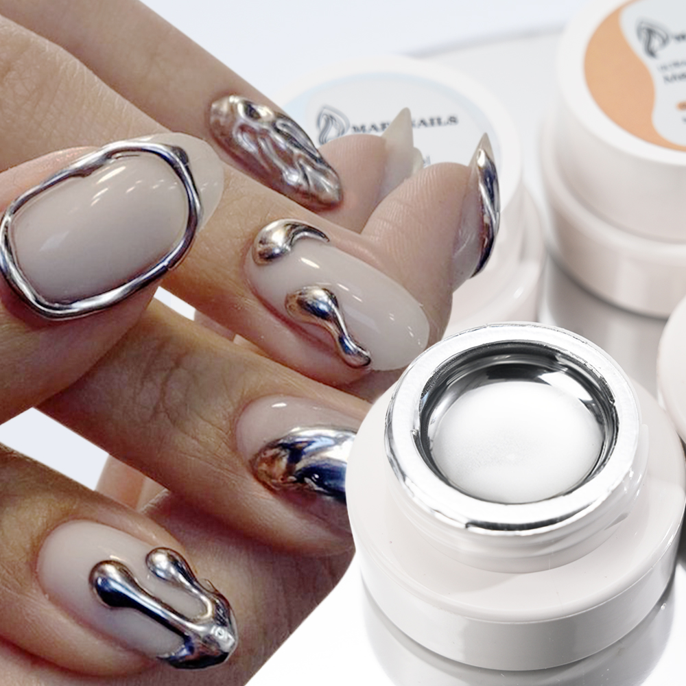Photography Design - 5ml Silber Gold Metallic Gel Nagellack