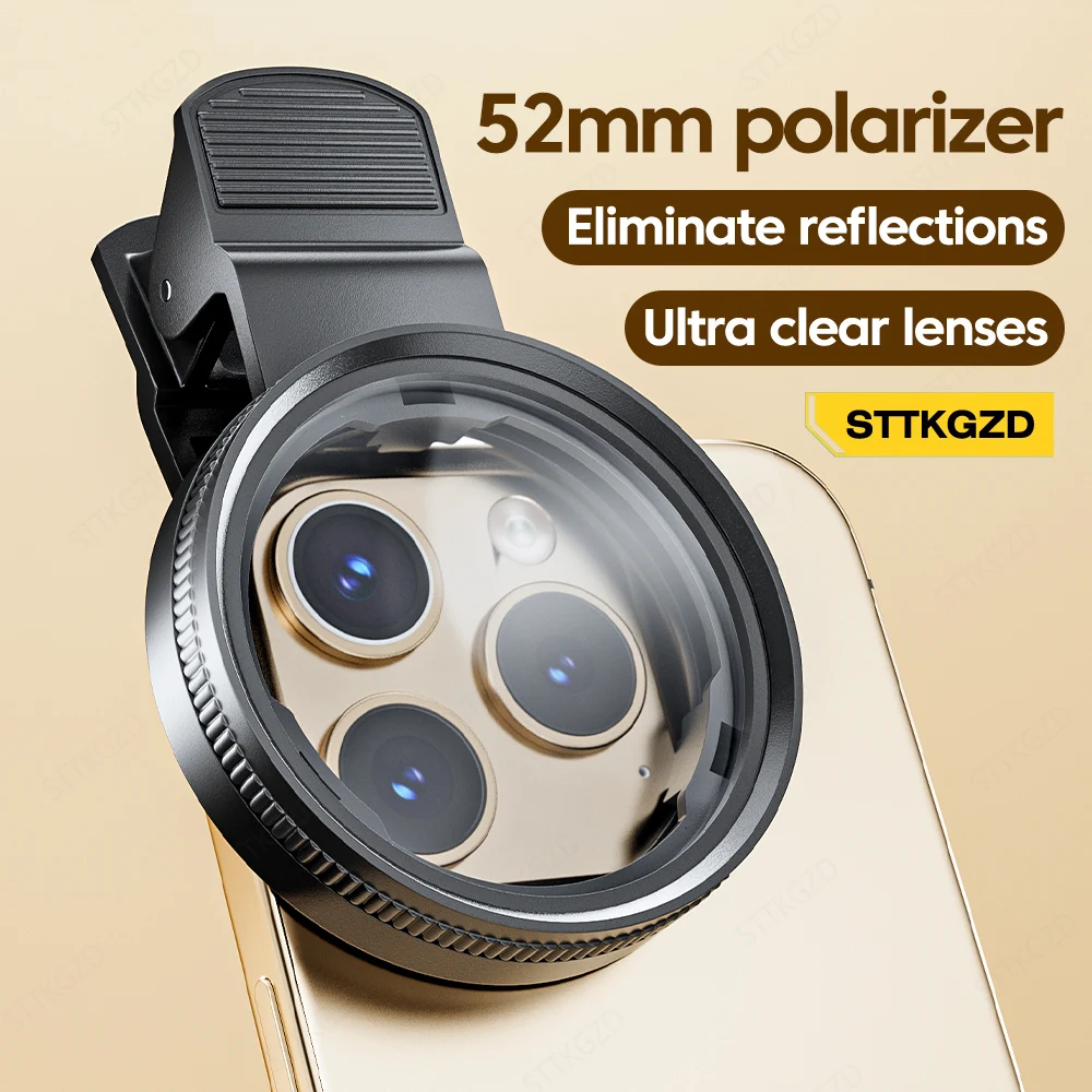 Photography Kit Xiaomi 15T Pro - Neue 52mm CPL Handy Objektiv Filter