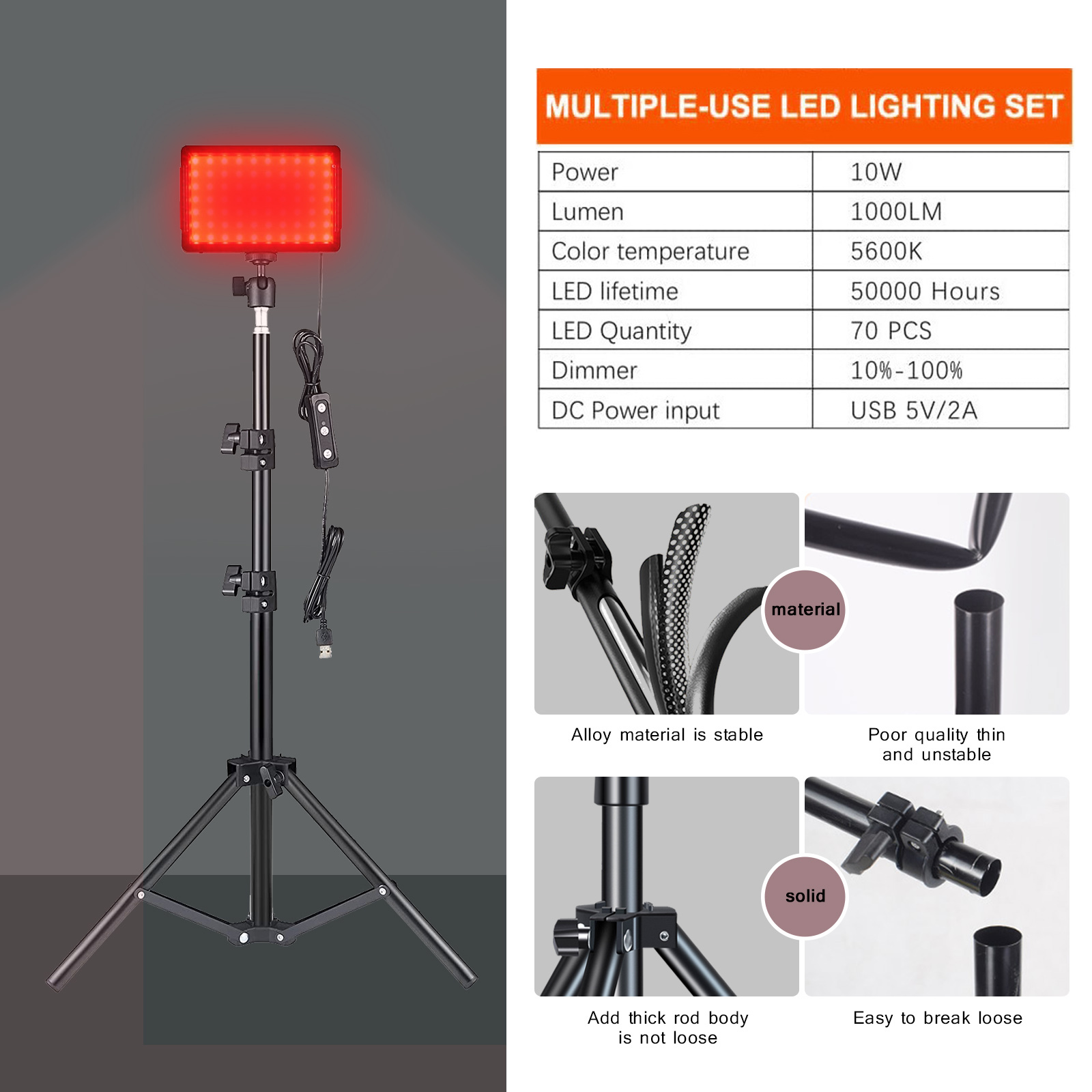 LED Fotografie Video Licht Pan – Photography Umbrella Lighting Kit Bewertung und Preis