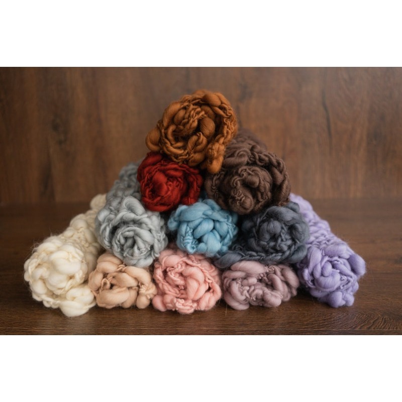 Grobe Merinowolle-Babydecke –  – Photography Newborn Bewertung und Preis