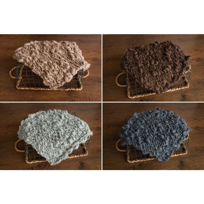 Grobe Merinowolle-Babydecke –  – Photography Newborn Bewertung und Preis