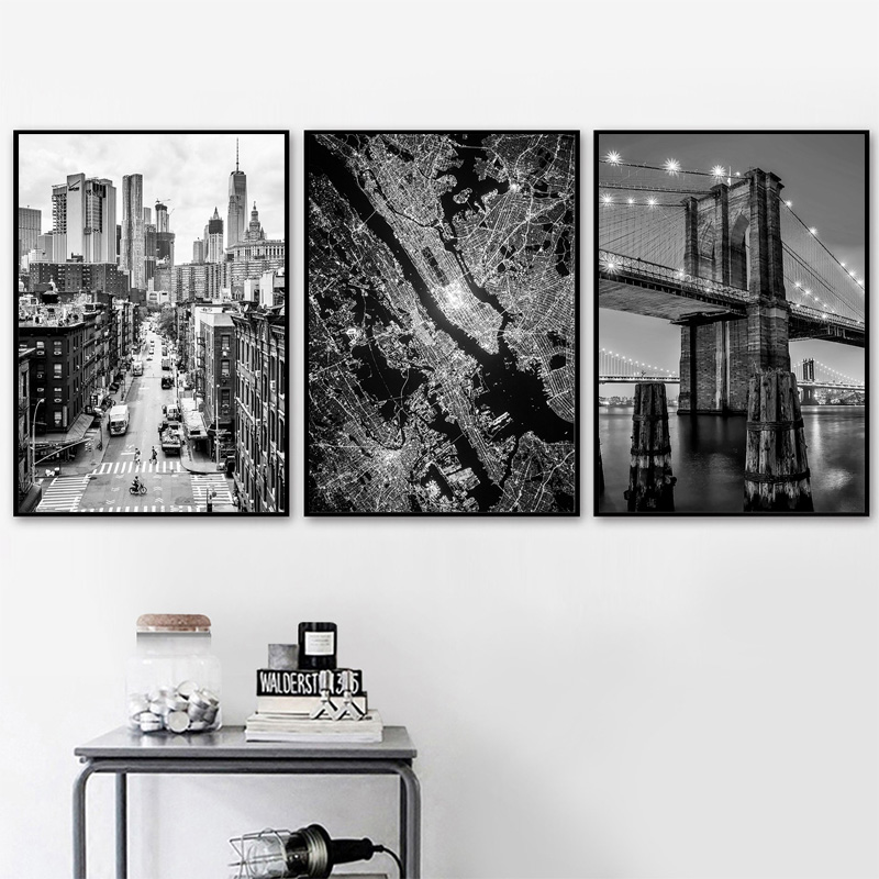 1 Stück rahmenloses Leinwandbi – Photography Black And White Bewertung und Preis