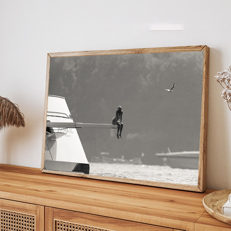 1 Stück rahmenlose Leinwandmal – Photography Black And White Bewertung und Preis