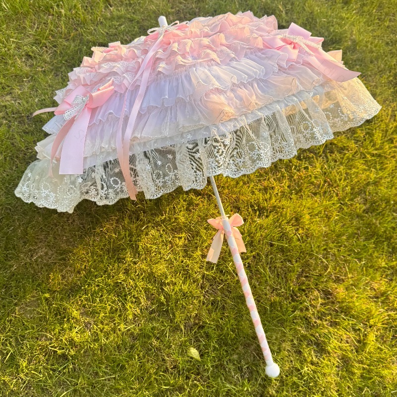 Rosa-weißer Schmetterlings-Reg – Photography Umbrella Bewertung und Preis