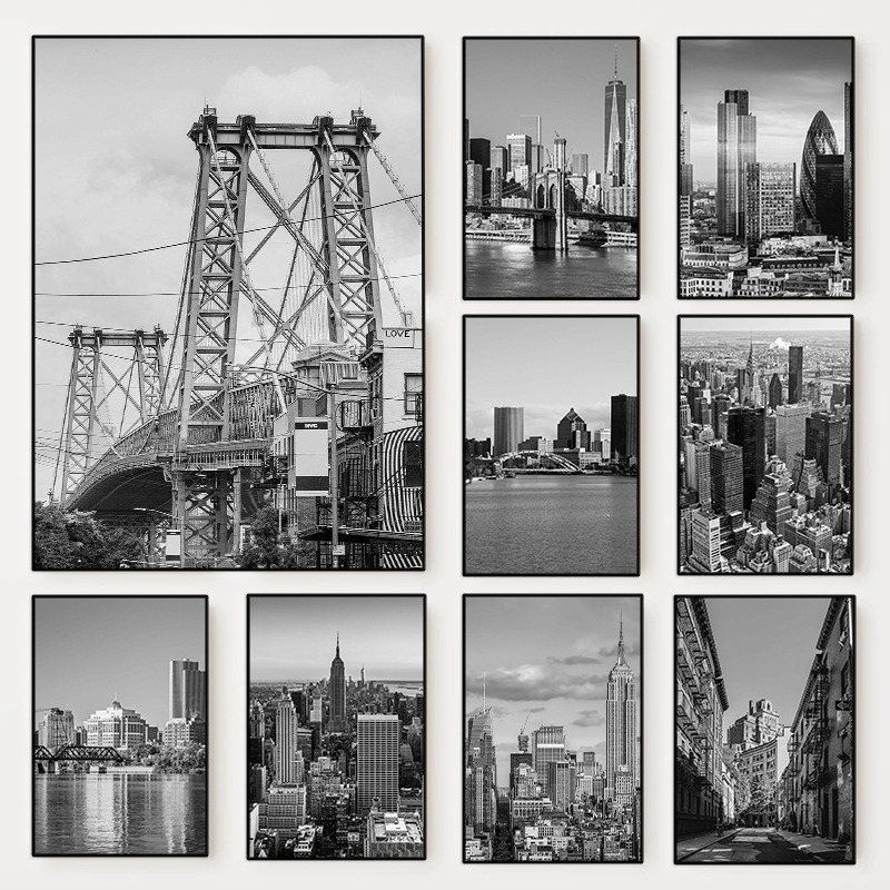 Schwarz-Weißes New York City F – Photography Mapped Bewertung und Preis