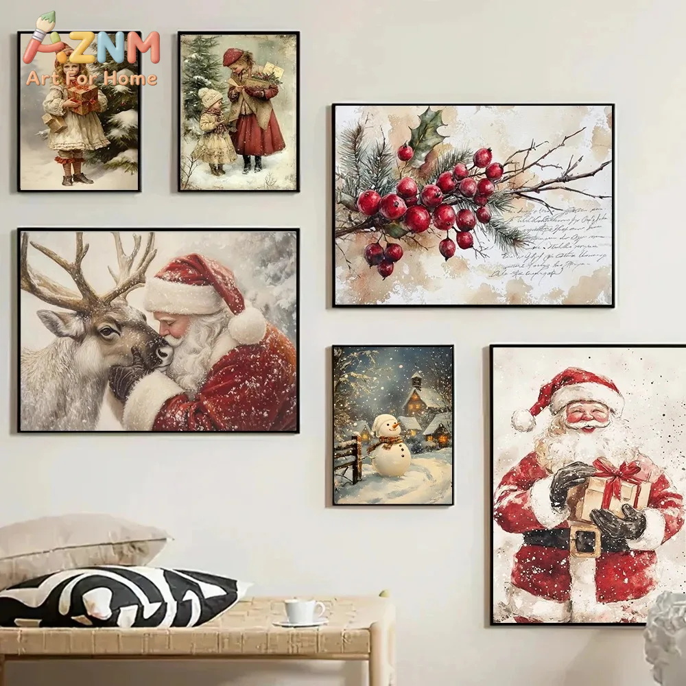 Vintage Weihnachts-Posterdruck – Photography Pose Bewertung und Preis