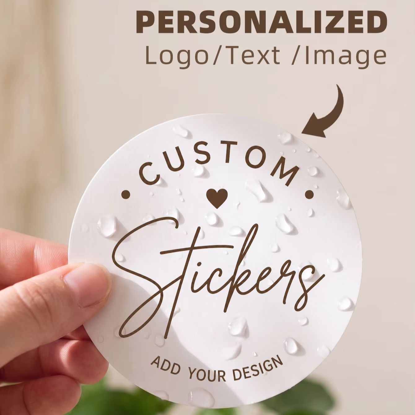 1/50/100 Stück individuelle ru – Photography Logo Bewertung und Preis