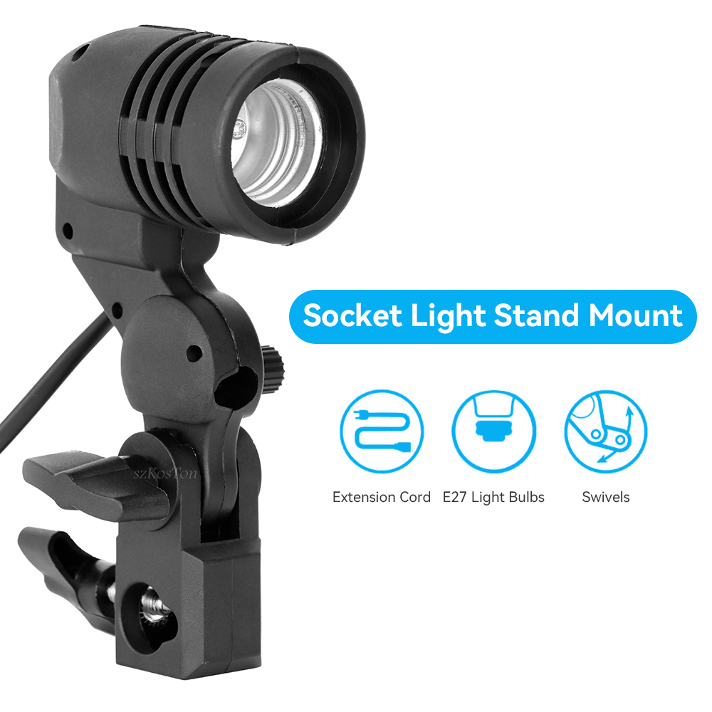 2PCS/1PC E27 Einzigen Kopf Lam – Photography Umbrella Lights Bewertung und Preis