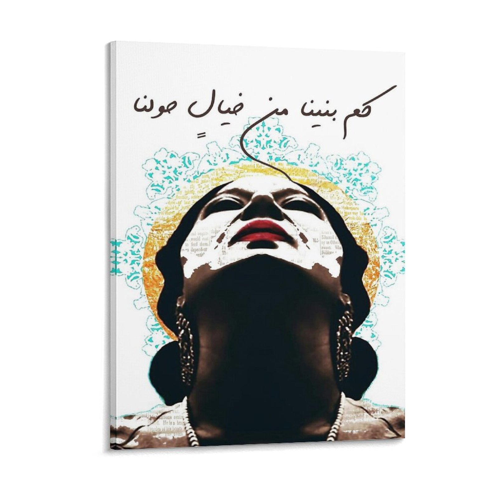 Umm Kulthum Leinwand Malerei P – Photography Pose Bewertung und Preis
