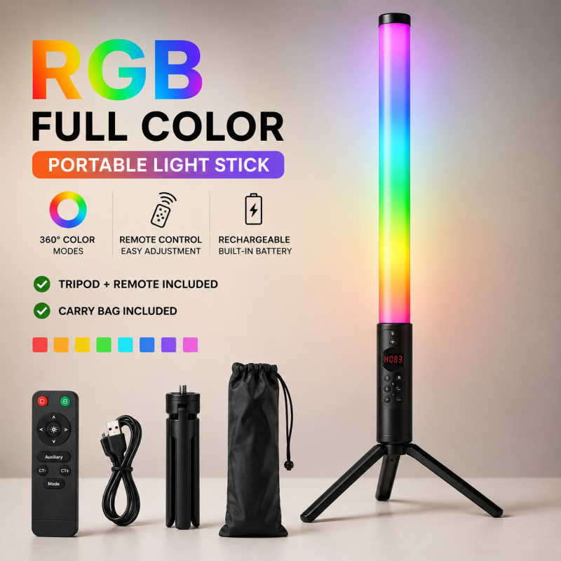 RGB Handheld-Videolichtstab, T – Photography Umbrella Lights Bewertung und Preis