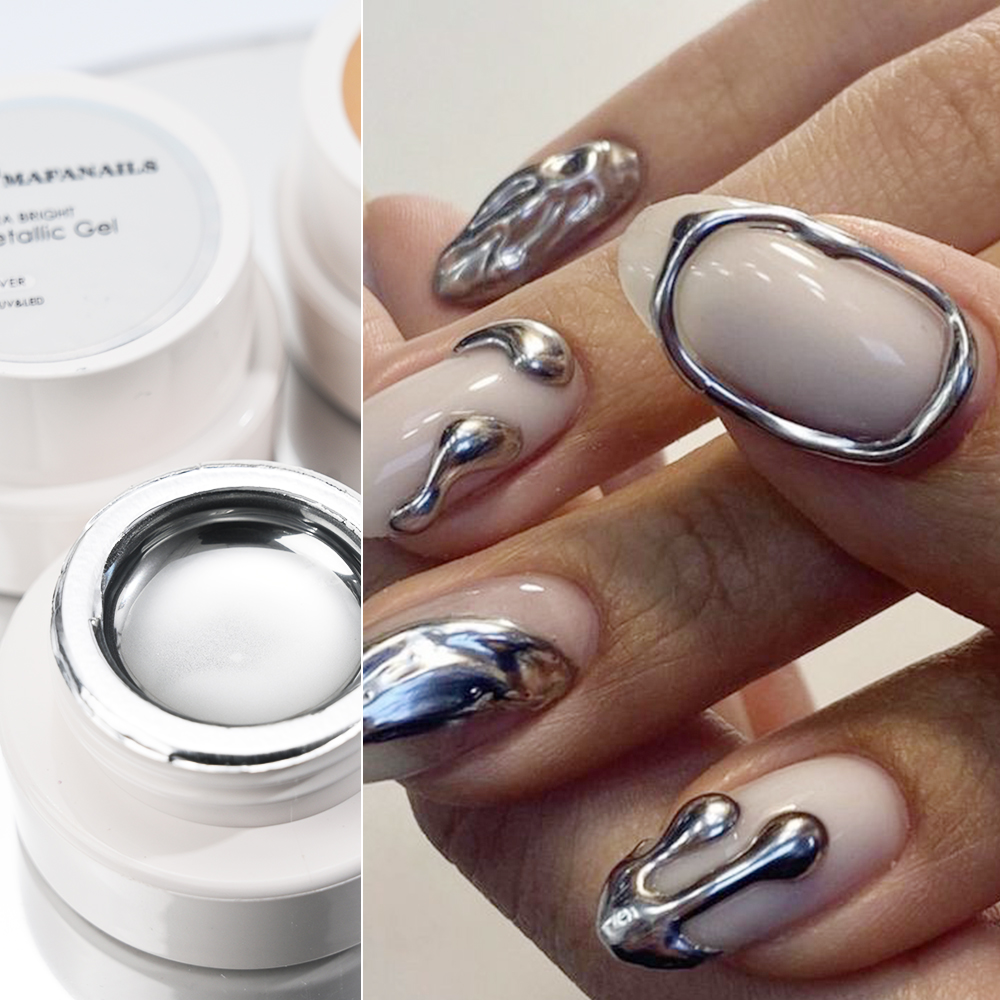 5ml Silber Gold Metallic Gel N – Photography Design Bewertung und Preis