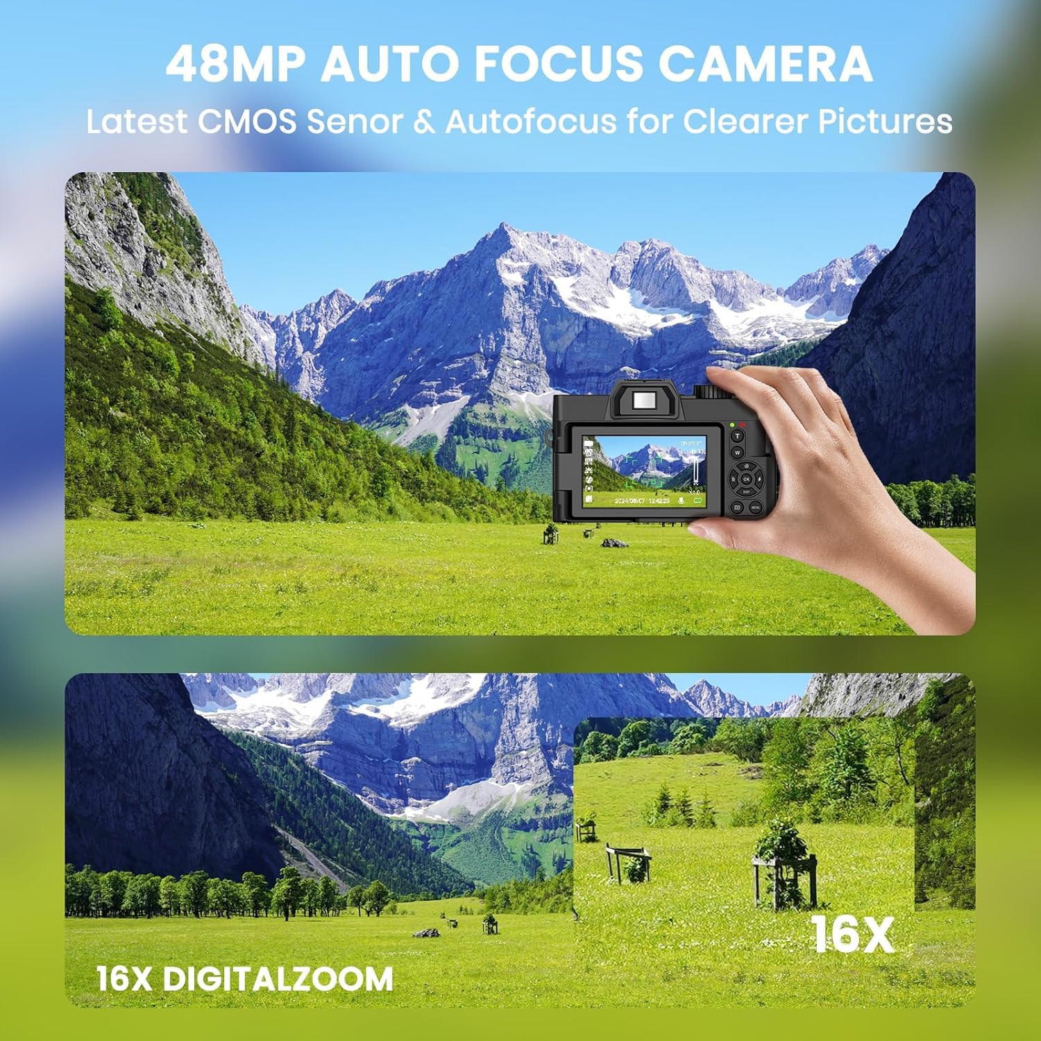 48MP Digitalkamera mit WLAN un – Photography Youtube Bewertung und Preis