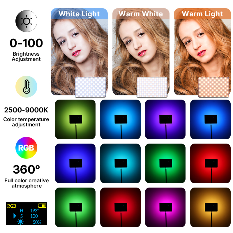 Ulanzi LT003 15 W RGB-Videoleu – Photography Umbrella Lights Bewertung und Preis