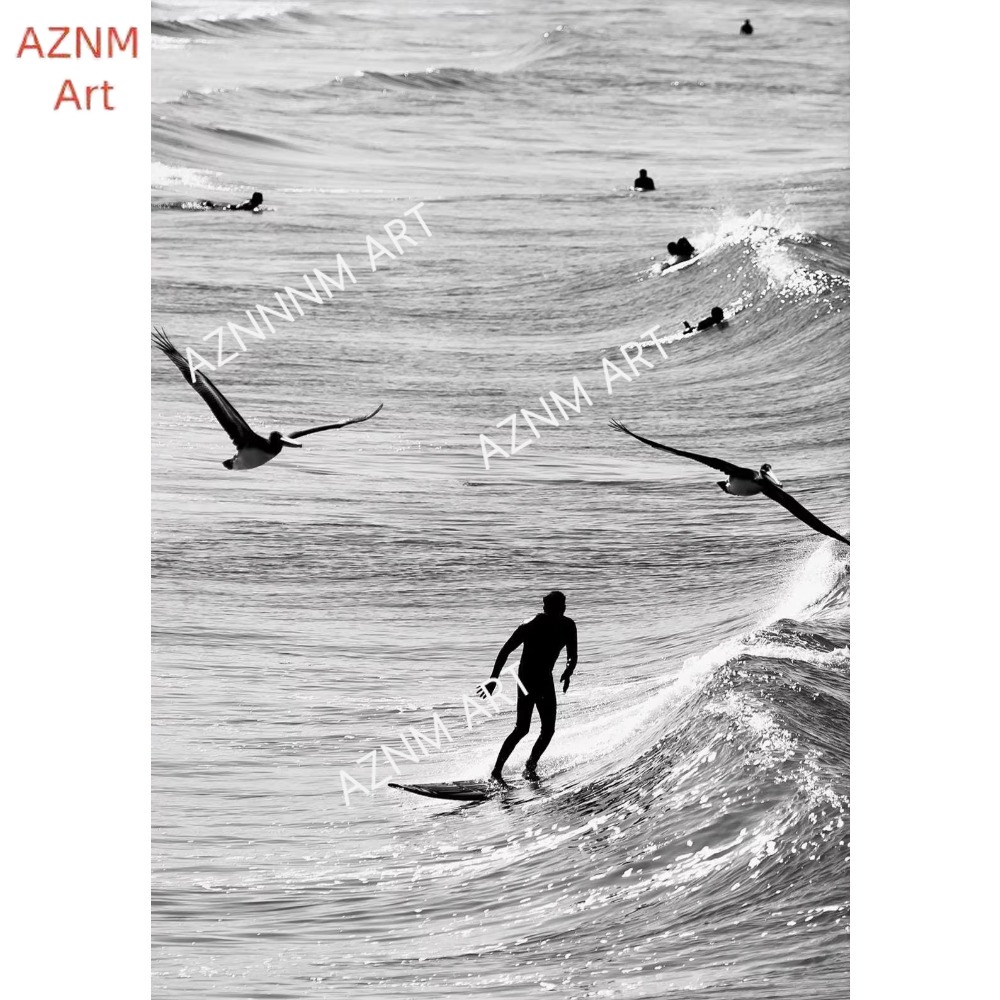 1PC, Fein Surfen Schwarz und W – Photography Black And White Bewertung und Preis