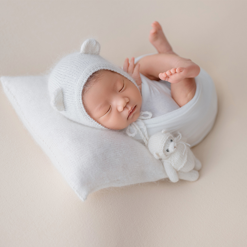 Baby-Strickspielzeug, Mini-Han – Photography Pose Bewertung und Preis