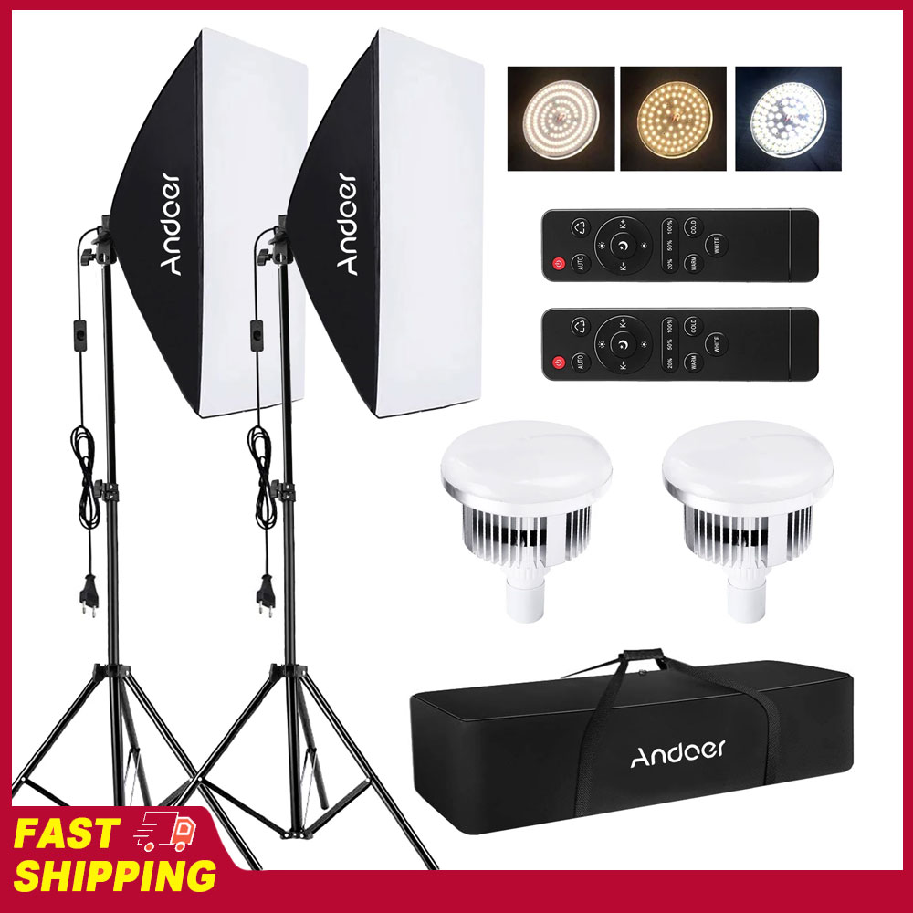 Andoer Softbox-Beleuchtungsset – Photography Umbrella Lighting Kit Bewertung und Preis