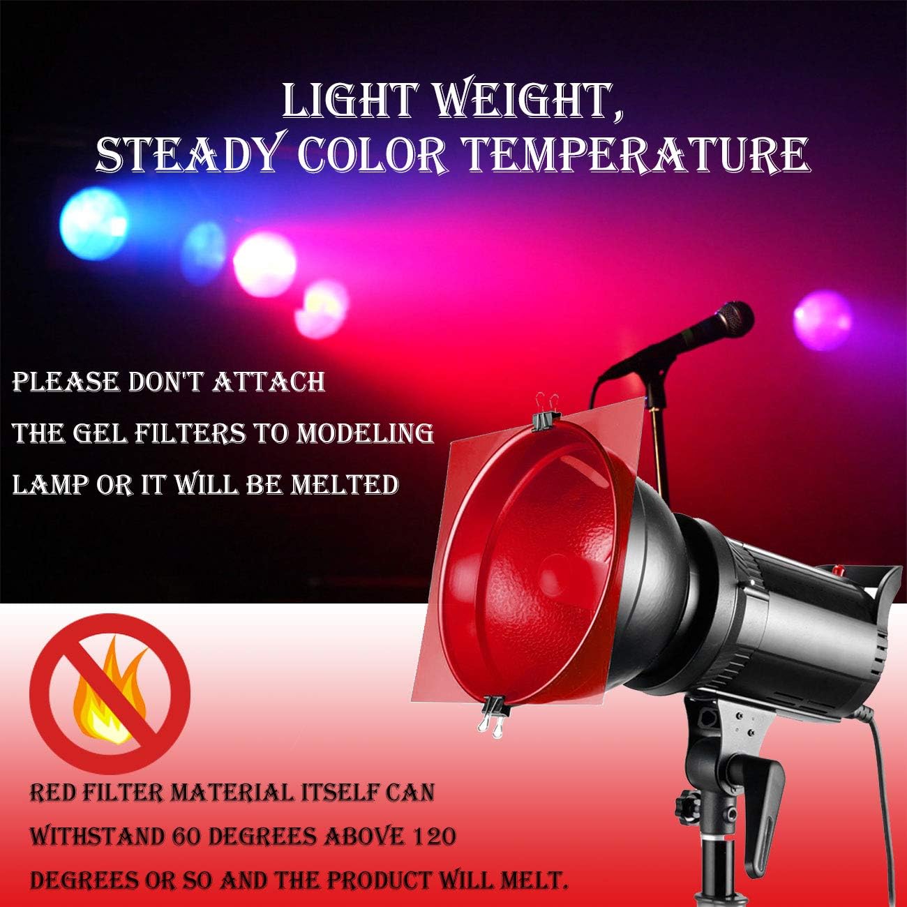 30 x 30 cm, 11 Stück, PVC-Gel- – Photography Umbrella Lighting Kit Bewertung und Preis