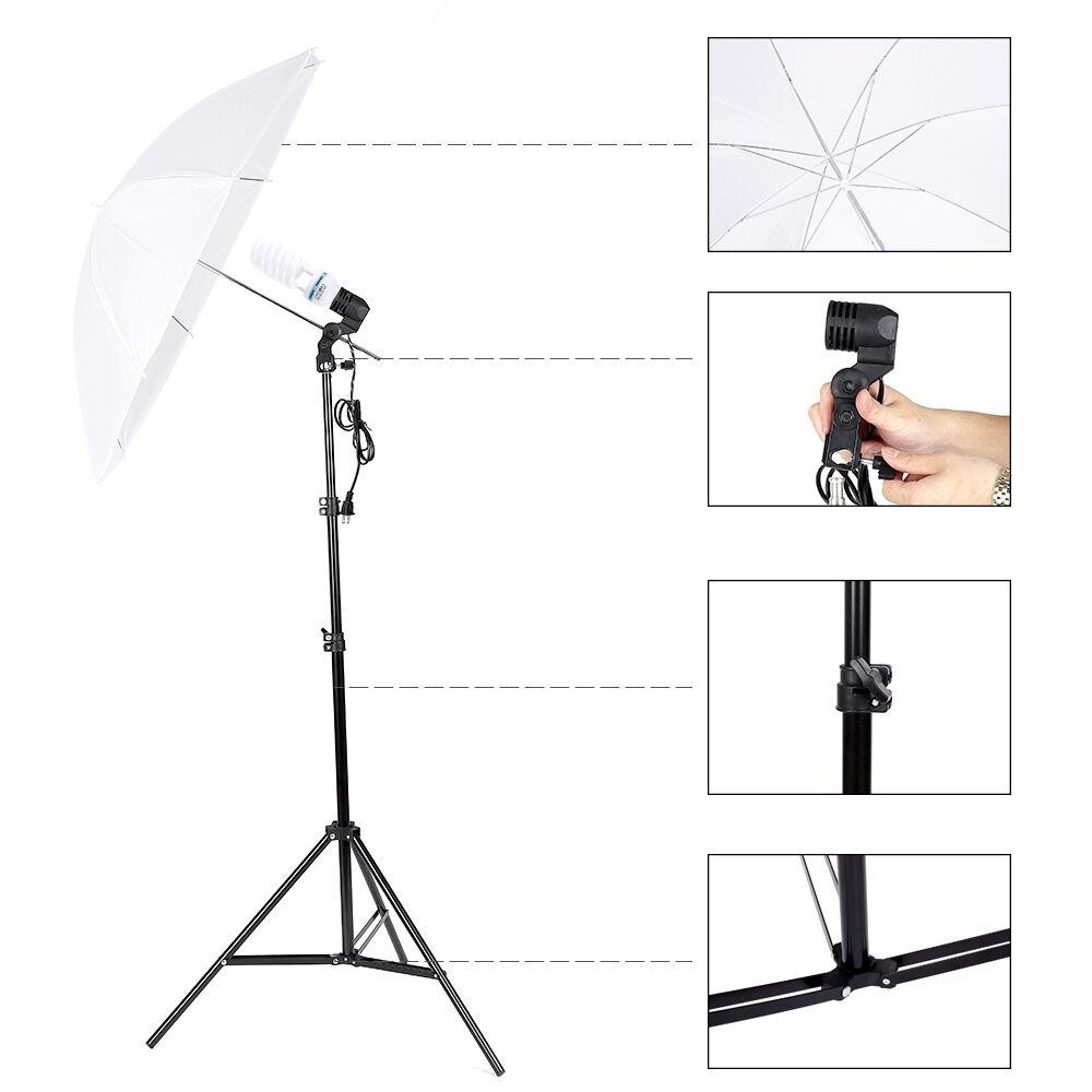 Fotostudio-Beleuchtungsset mit – Photography Umbrella Lighting Kit Bewertung und Preis