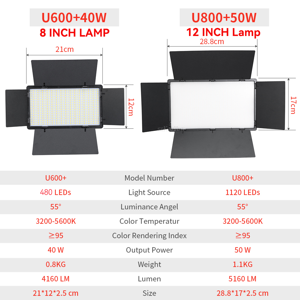 U800 U600 LED Foto Studio Vide – Photography Umbrella Lighting Kit Bewertung und Preis
